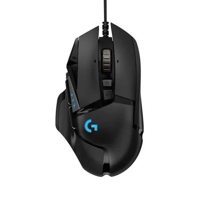 Logitech Gaming Wired Mouse G502 Hero Black 25,600 Dpi (910-005471)