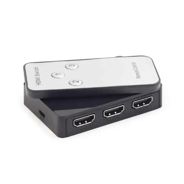 Gembird HDMI Switch 3 Inputs- 1 Output 4K with Remote Control DSW-HDMI-34