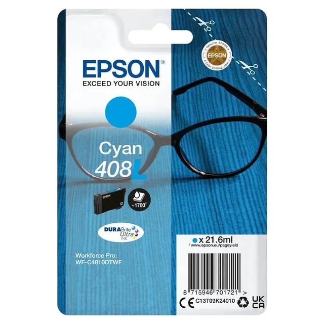 Epson Ink Cartridge 408L Cyan T09K240