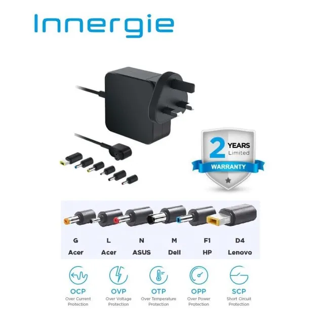 Innergie 65U Universal Laptop Power Adapter 65W UK