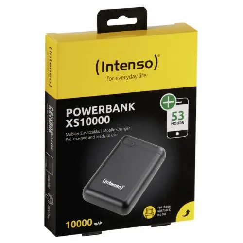 Intenso Mobile Power Bank Slim XS10000 Black