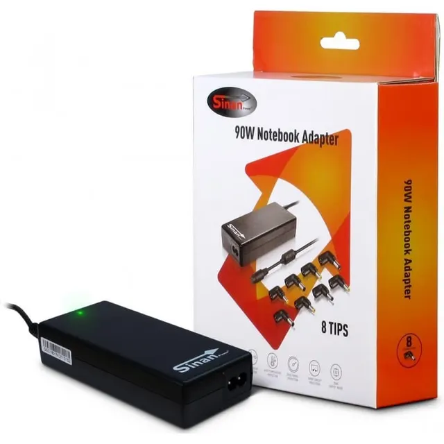 Inter-Tech Sinan UB-90HB Notebook PSU 90W 8 Tips