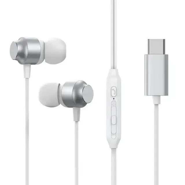 Joyroom Wired Usb-C Earphones JR-EC06 Silver
