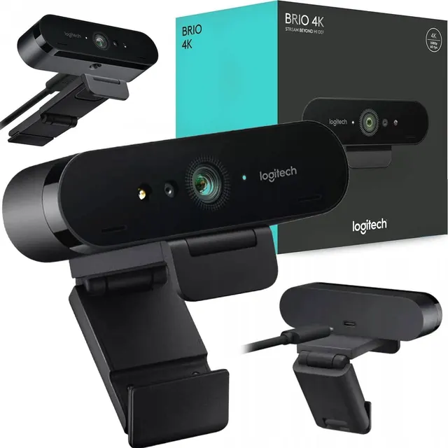 Logitech Webcam Brio 4K Black (960-001746)