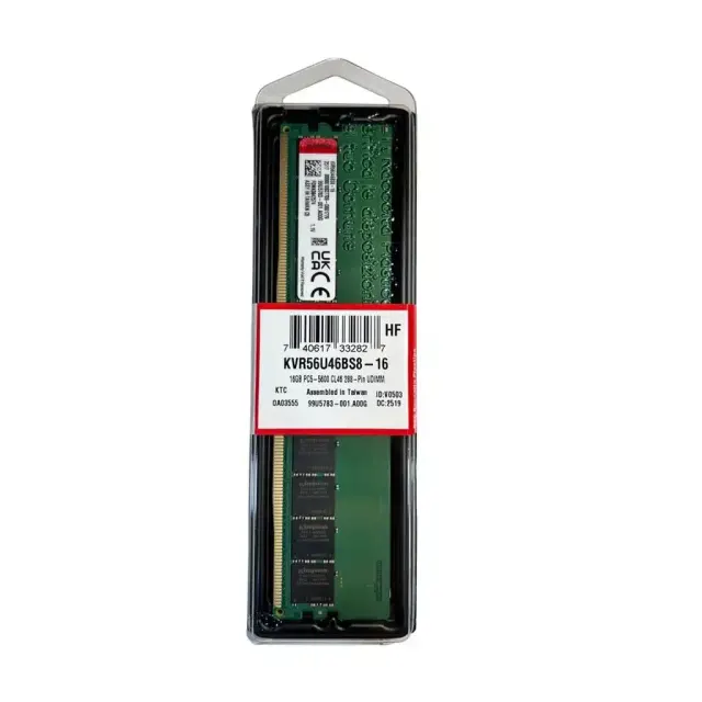 Kingston 16GB 5600MT DDR5 KVR56U46BS8-16 for PC