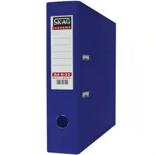 Skag Premium Box File A4 PVC 8CM Dark Blue 8/32