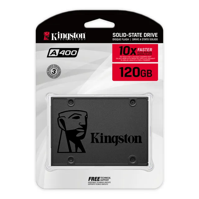 Kingston SSD 120GB A400 Sata 3 2.5 SA400S37/120G