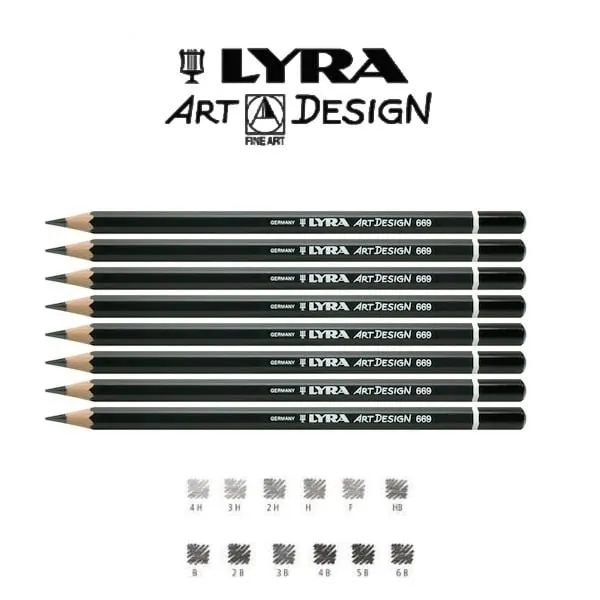 Lyra Pencils Art Design 3H L-1110113