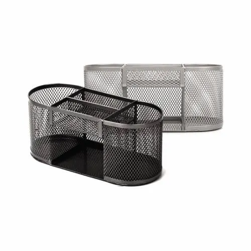 Forpus Telleno Desktop Organiser Silver F30579