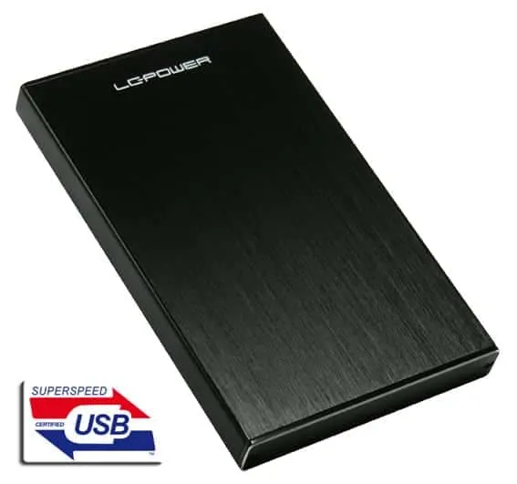 LC Power USB 3.0 Enclosure 6.35CM/2.5" LC-25U3-HYDRA