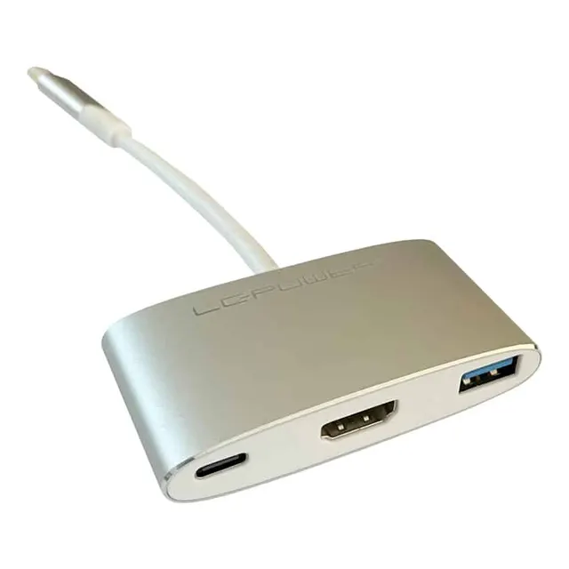 LC Docking Station USB-1X HDMI, Pd-Port LC-HUB-C-MULTI-4