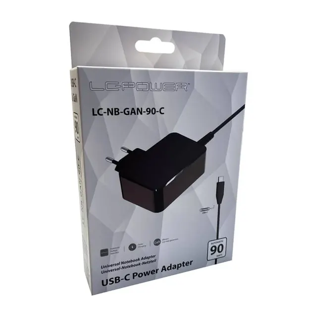 LC Power Adapter GaN Usb-C 90W LC-NB-GAN-90-C
