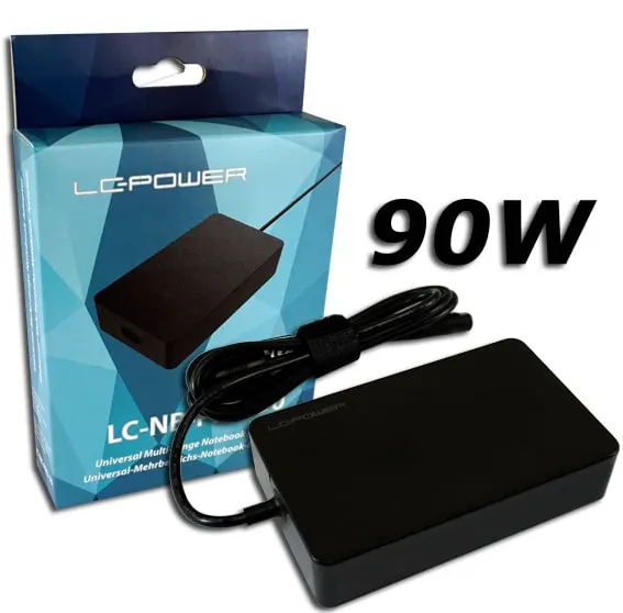 LC Power Adapter LC-NB-PRO-90 90W Black