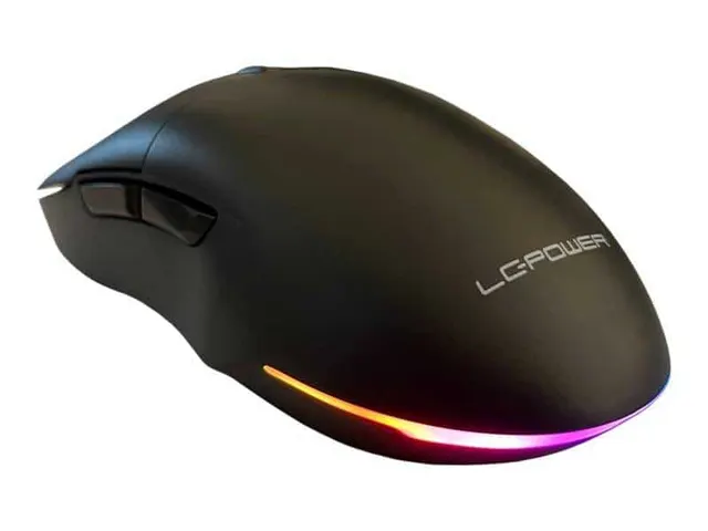LC Power Wireless Mouse 6 Buttons Black LC-M900B-C-W