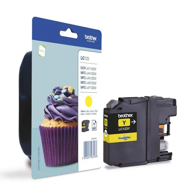 Brother Ink Cartridge LC123Y