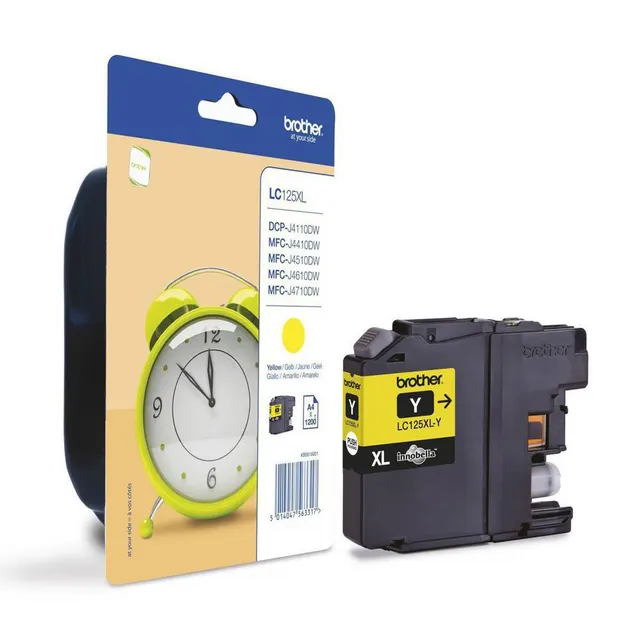 Brother Ink Cartridge LC125XL Yellow