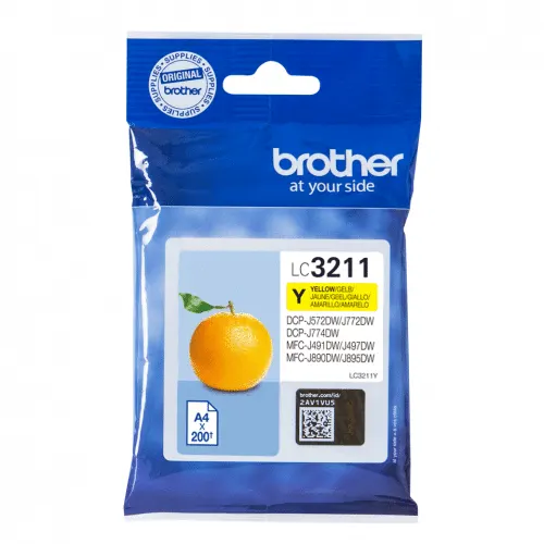 Brother Ink Cartridge LC3211 Yellow