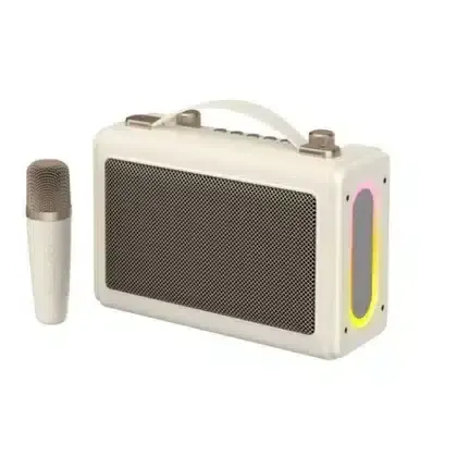 Havit Karaoke Party Bluetooth Speaker 16W with Microphone Beige SK823BT