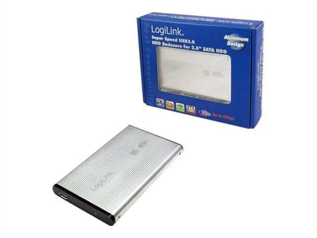 Logilink Enclosure 2.5 Sata USB 3.0 Silver UA0106A
