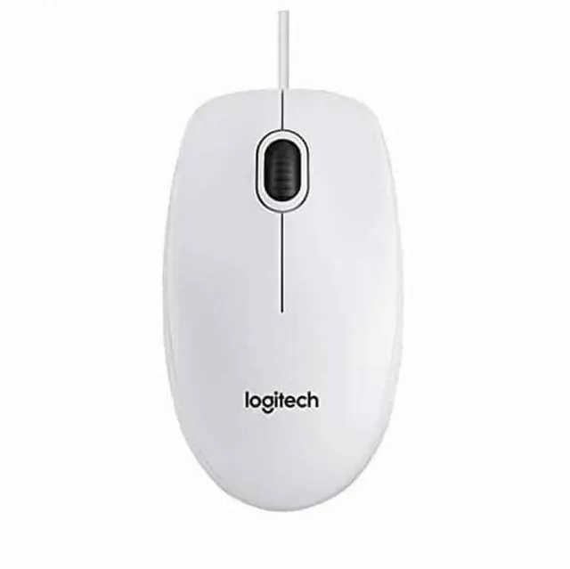Logitech Mouse White B100 ( 910-003360 )