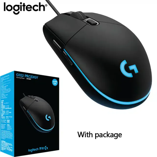 Logitech Gaming Mouse G102 Lightsync RGB Black (910-005823)