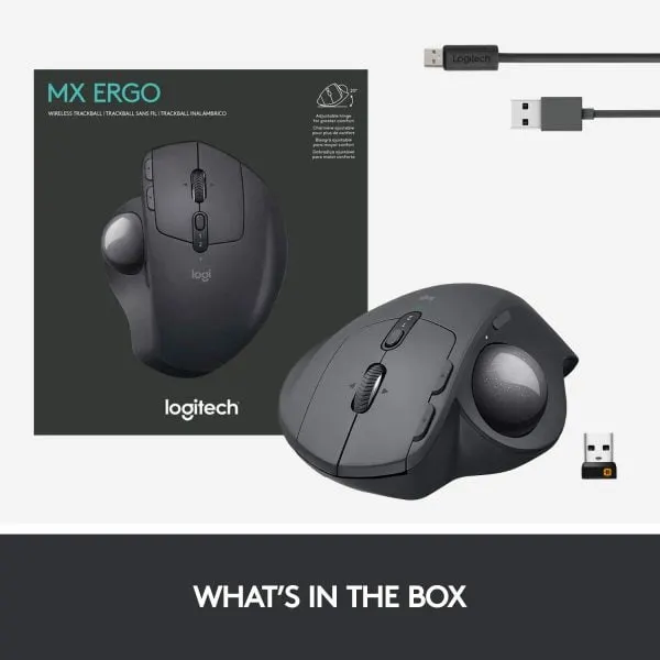 Logitech Mouse MX Ergo Black