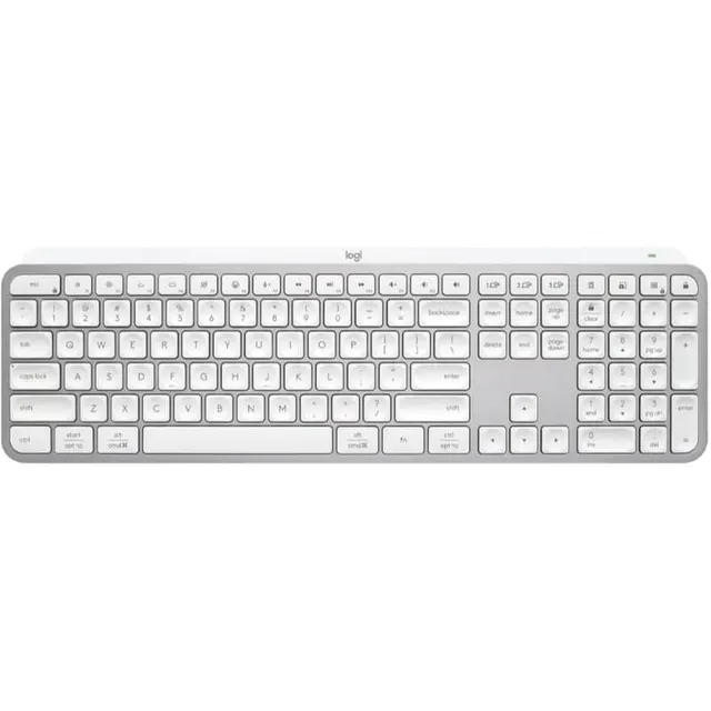 Logitech MX Keys S Bluetooth Illuminated Keyboard Pale Grey (920-011588) Us
