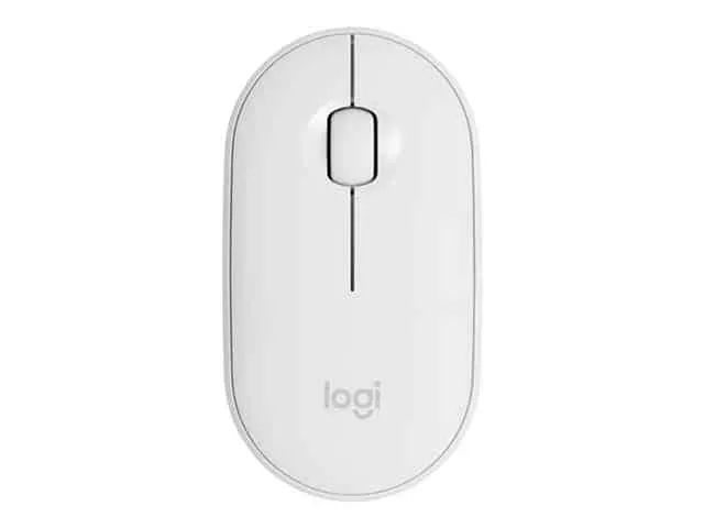 Logitech Mouse M350 Pebble Wireless/Bluetooth Silent White ( 910-005716)