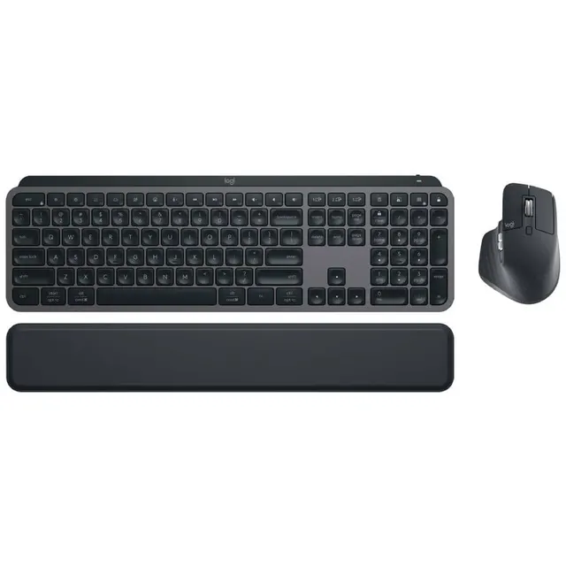 Logitech MX Keys Combo Keyboard & Mouse Wireless with palm rest Us (920-011614)