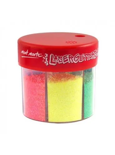 Mont Marte Laser Glitter Shaker 6COL.