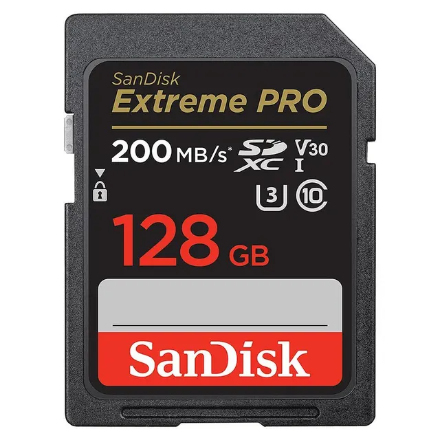 Sandisk Extreme Pro SDXC Uhs-I Card 128GB 200MB/S