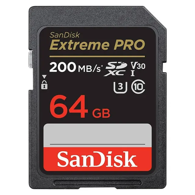 Sandisk Extreme Pro Uhs-I SDXC Card 64GB 200MB/S