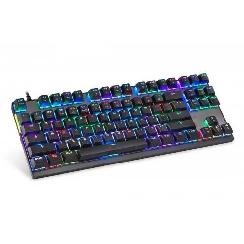 Motospeed Black Wired Mechanical Keyboard Blue Switch GR CK82/K82