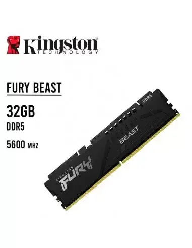 Kingston 32GB DDR5 5600MHZ Fury Beast for PC KF556C40BB-32