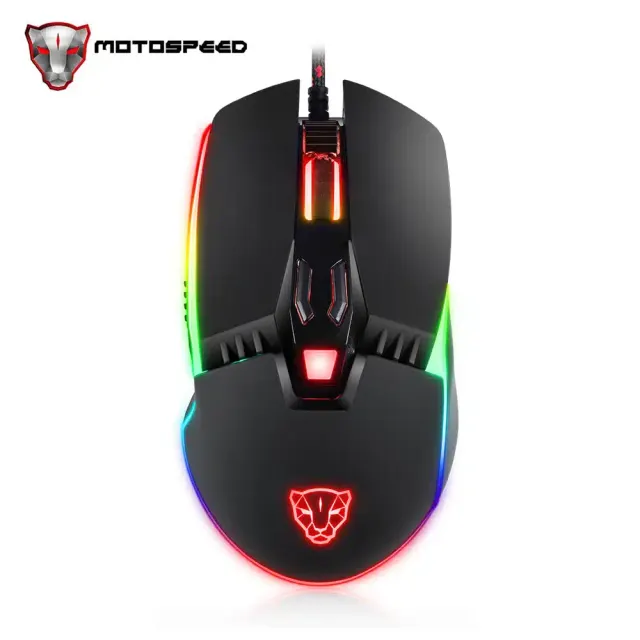 Motospeed V20 Wired Gaming Mouse Black