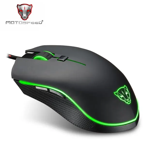 Motospeed Wired Gaming Mouse Black V40