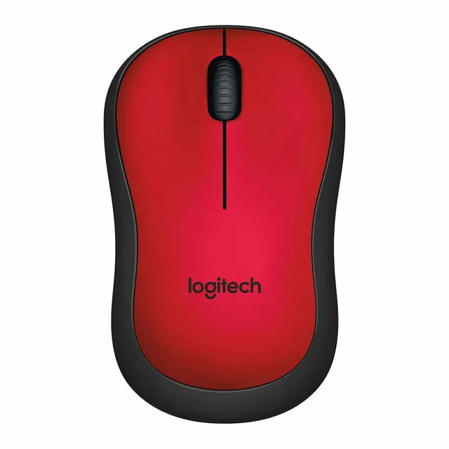 Logitech Mouse Wireless Silent M220 Red (910-004880)