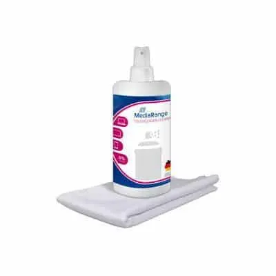 Mediarange Touchscreen Cleaning Spray with Microfibre Cloth 30ml MR723