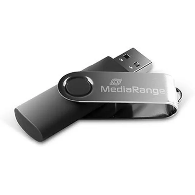 Mediarange 4GB USB Black/Silver MR907