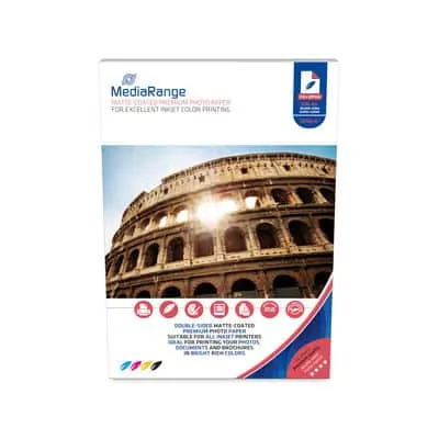 Mediarange Premium Matte A4 Photo Paper 200GR 50SHEETS MRINK102