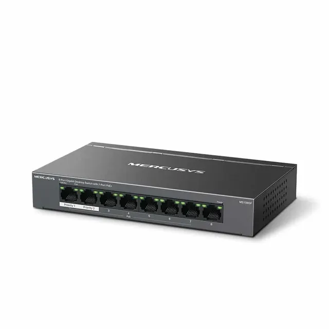 Mercusys By Tp-Link Gigabit Switch 10/100/1000 8 Ports POE MS108GP