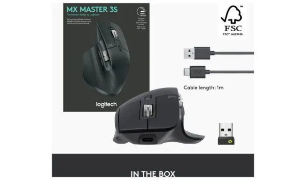 Logitech Mouse MX Master 3S Black (910-006559)