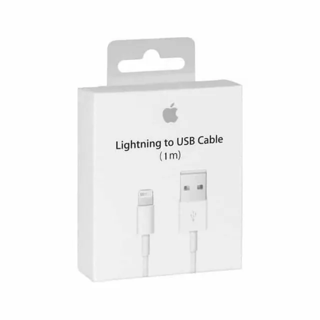 Apple Charging Cable USB to Lightning White 1m MXLY2ZM/A