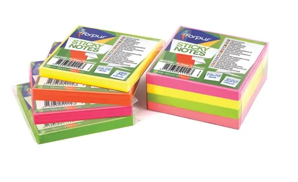 Forpus Stick Notes 75X75 Yellow FUO..F42010 80sheets