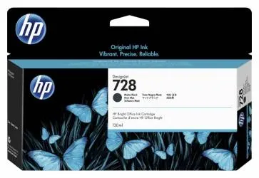 HP Ink Cartridge 728XXL Matt Black 300ML