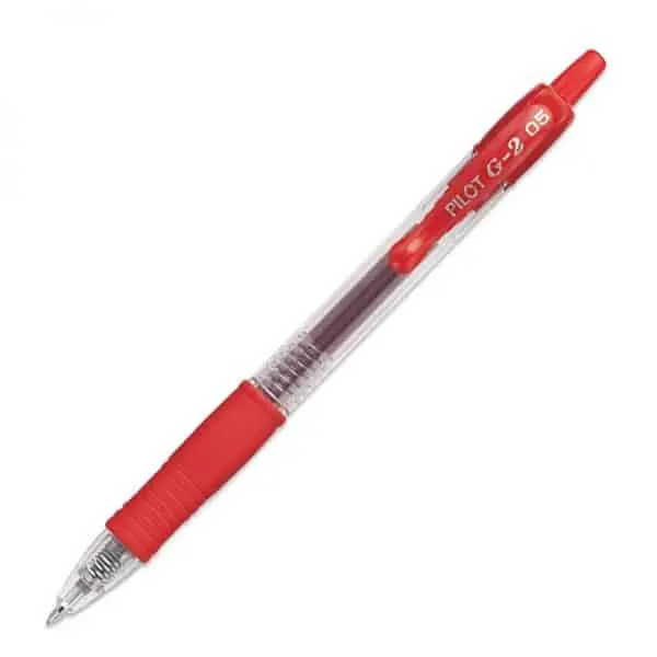 Pilot Pen G2 05 Red BL-G2-5-R