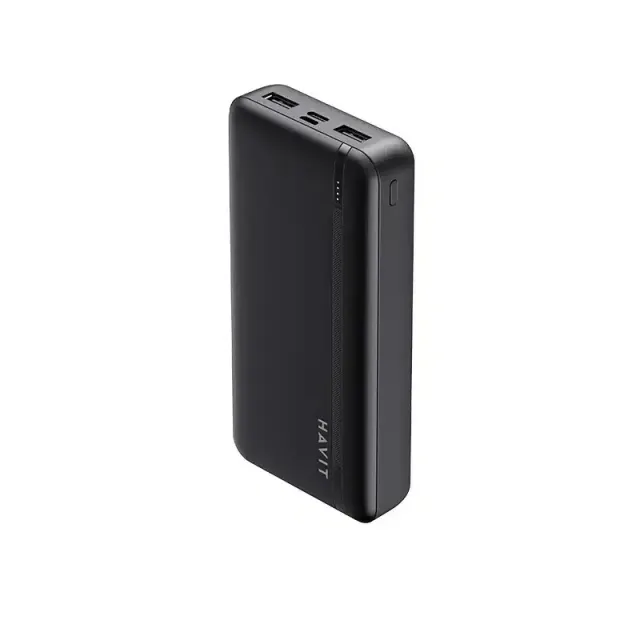 Havit Power Bank with LED 2x Usb-A 20000mAh Black PB91