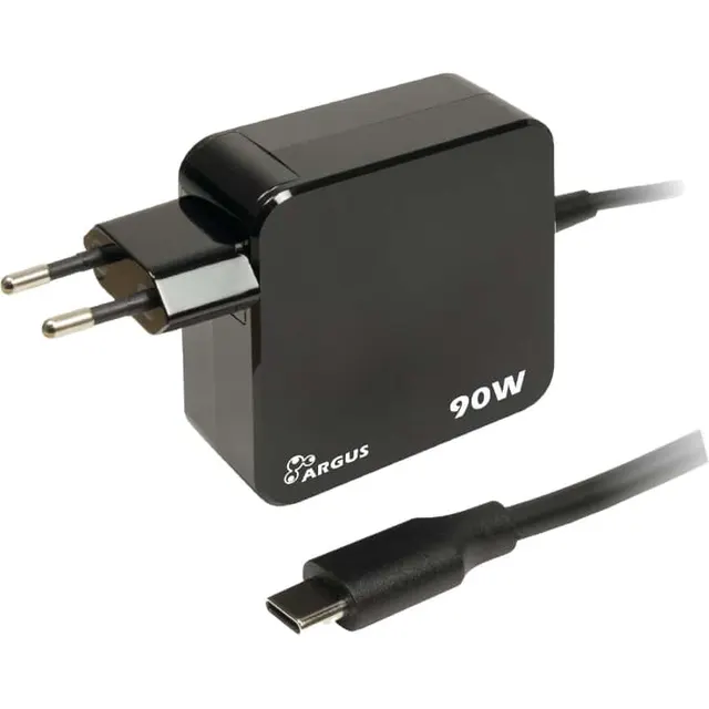 Inter-Tech Power Adapter Usb-C 90W PD-2090 Black (+ 4 Tips)