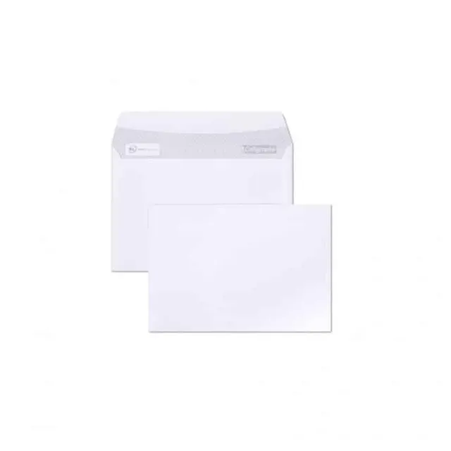 White Envelopes 114X162MM 80GR Peel-N-Seal (50 PCS)N.89018