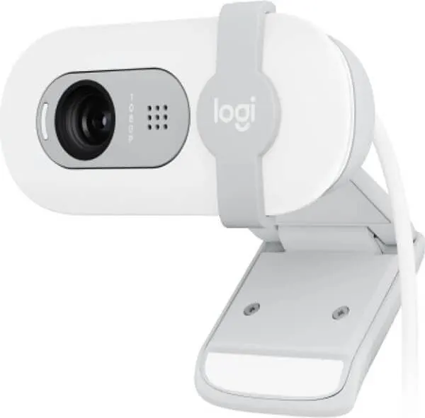 Logitech Webcam Brio 100 with Privacy Shutter White (960-001617)